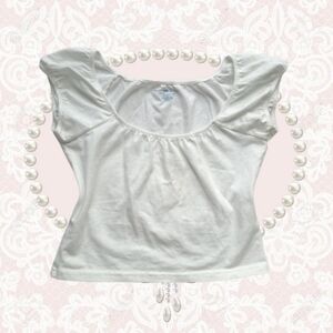 Brandy melville white cap sleeve top